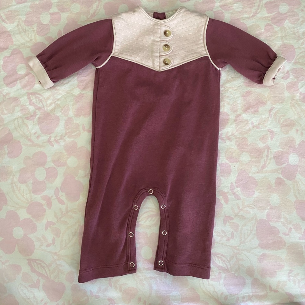 Kate Quinn Organic Cotton Red and Pink Jumpsuit